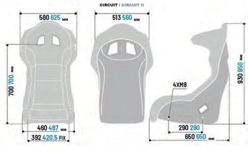 Sparco Circuit II QRT Bucket Seat