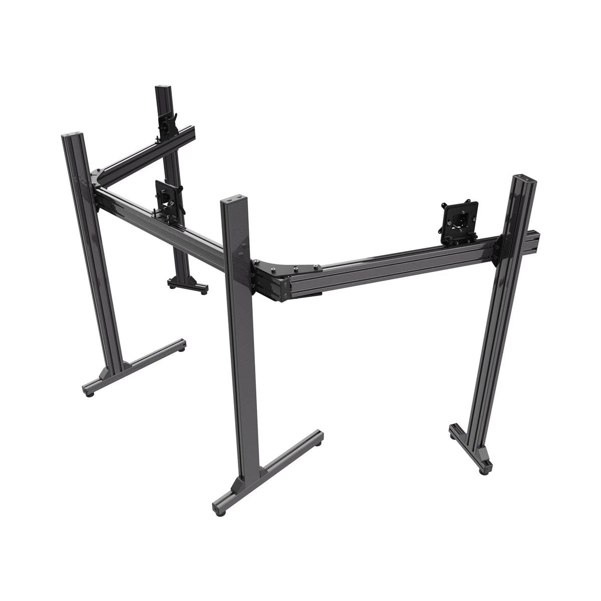 Freestanding Triple TV & Monitor Stand [Up to 50" TV or 45" Ultrawide]